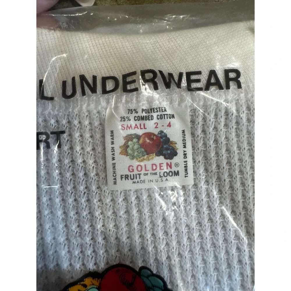 Vintage Hanes Fruit of the Loom Thermal Top A-Shirts Bundle XL White 1997 USA